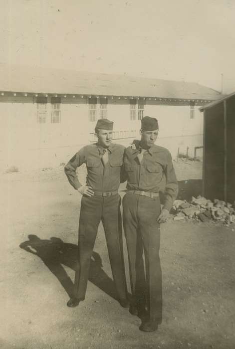 Portraits - Group, uniform, Iowa History, Saipan, Iowa, Travel, Military and Veterans, history of Iowa, Fink-Bowman, Janna