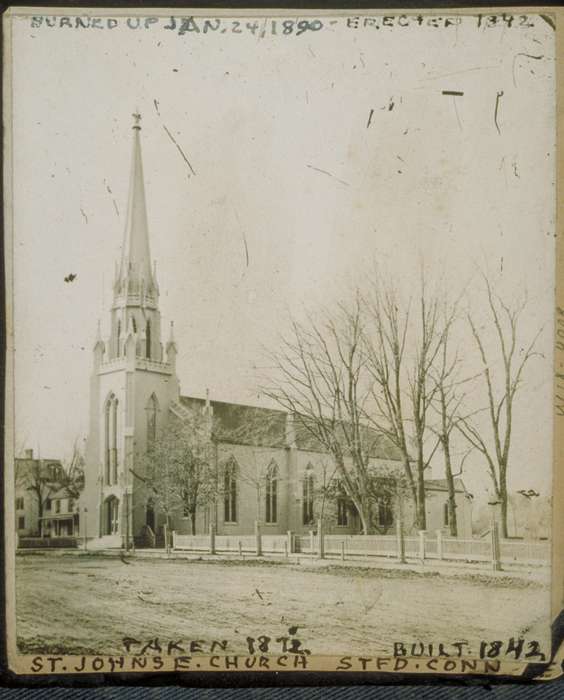 church, Archives & Special Collections, University of Connecticut Library, steeple, Stamford, CT, Iowa, history of Iowa, Iowa History