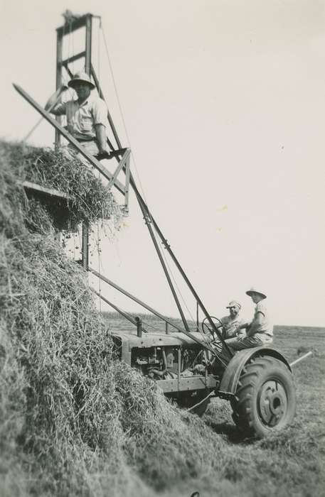 Farms, Schmillen, Gloria, history of Iowa, Iowa, Iowa History, Farming Equipment, Marcus, IA, tractor