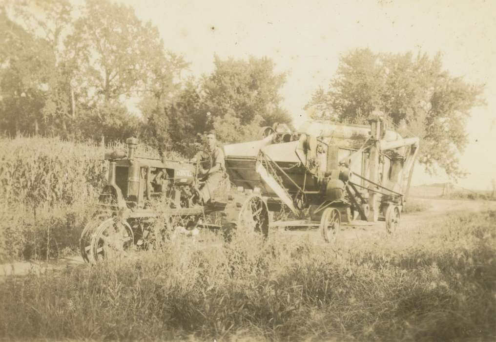 Farms, history of Iowa, Ackley, IA, Iowa, Iowa History, Mortenson, Jill, Farming Equipment, tractor