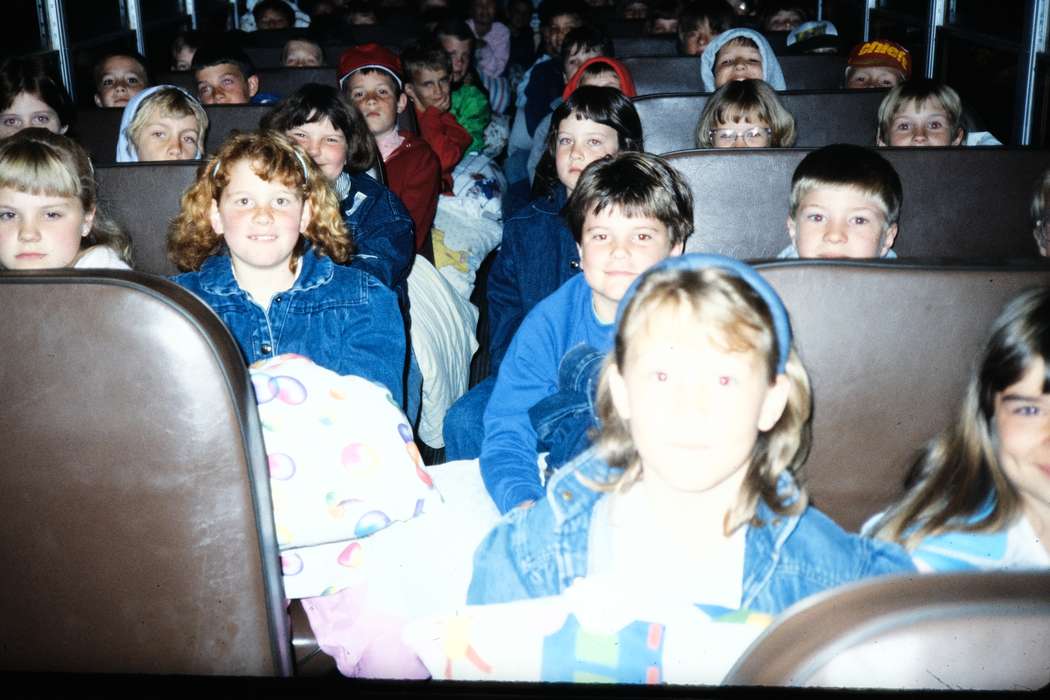 ia, jean jacket, school trip, Iowa, Motorized Vehicles, Coon Rapids Enterprise, Children, United States, bus, second grade missouri trip, Schools and Education, history, Photos, Portraits - Group, missouri trip, historic, redhead, MO, field trip