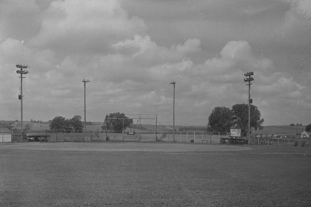 United States, history, bleachers, ia, power lines, Photos, farmland, Coon Rapids Enterprise, stadium light, historic, Landscapes, baseball field, IA, Iowa, Coon Rapids