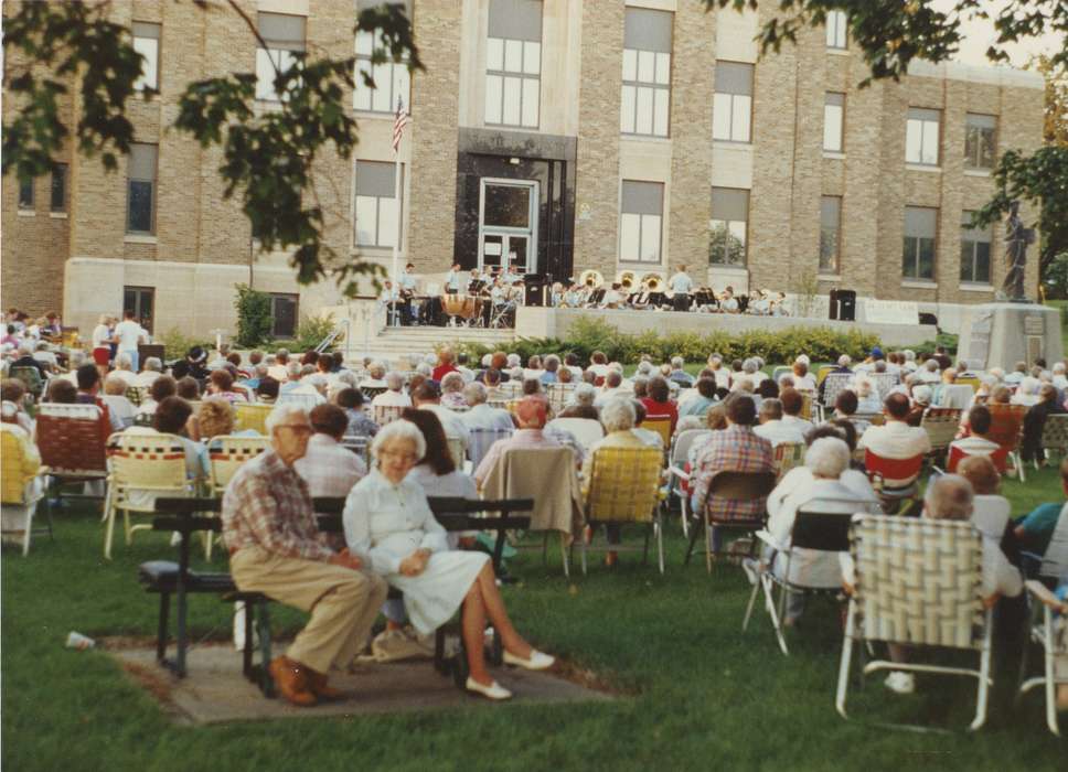 Waverly Public Library, elderly, history of Iowa, Iowa, Iowa History, band, Leisure, unknown context, correct date needed