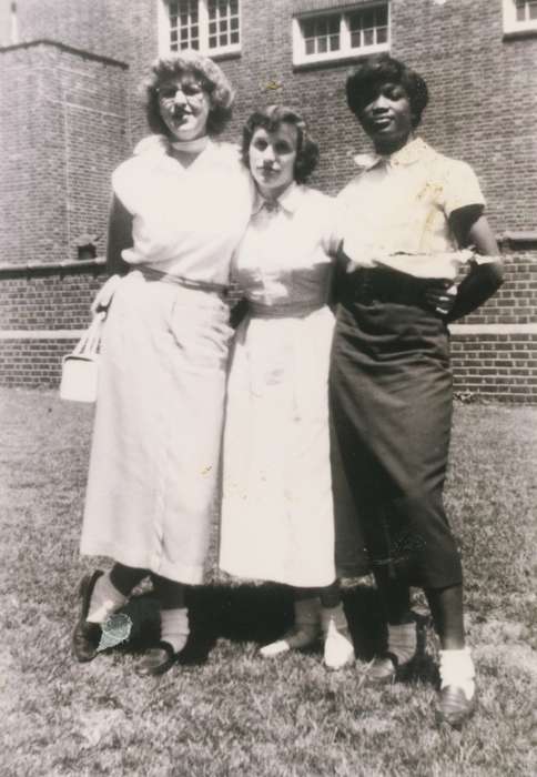 Schools and Education, friends, Cook, Beverly, Iowa, People of Color, african american, Iowa History, Waterloo, IA, Portraits - Group, history of Iowa