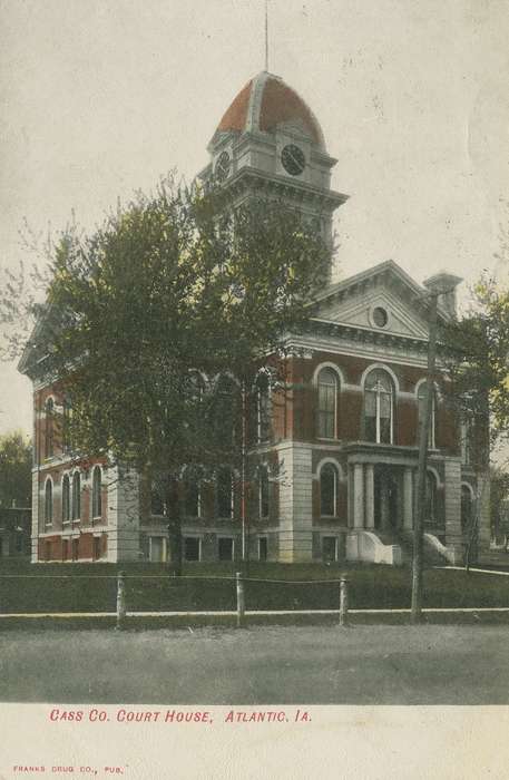 courthouse, Atlantic, IA, history of Iowa, Dean, Shirley, Cities and Towns, Iowa, Iowa History
