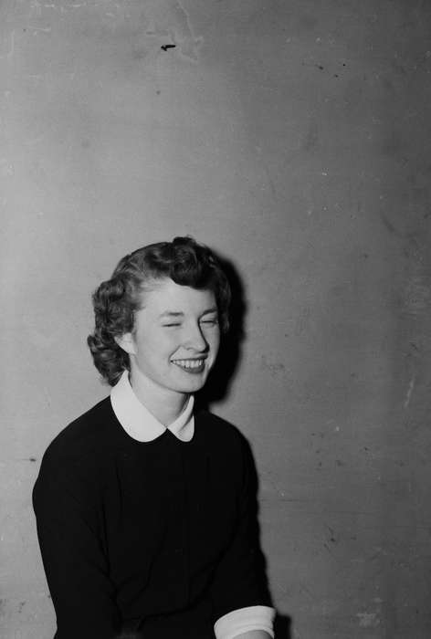 smiling, Portraits - Individual, portrait, United States, history, collar, ia, Photos, Coon Rapids Enterprise, historic, Iowa, IA, Coon Rapids