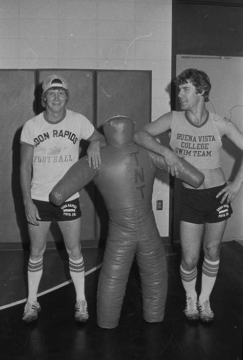 gym, wrestler, Photos, Sports, IA, punching bag, Coon Rapids Enterprise, history, ia, historic, Coon Rapids, football, United States, Iowa