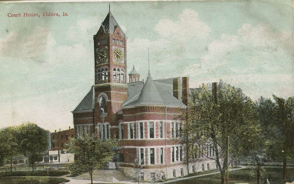 courthouse, Eldora, IA, Cities and Towns, Iowa History, history of Iowa, Dean, Shirley, Iowa