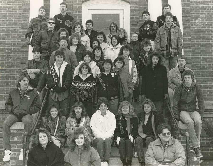 Meisenheimer, Brenda, Stuart, IA, Schools and Education, Iowa, Iowa History, class, Portraits - Group, history of Iowa