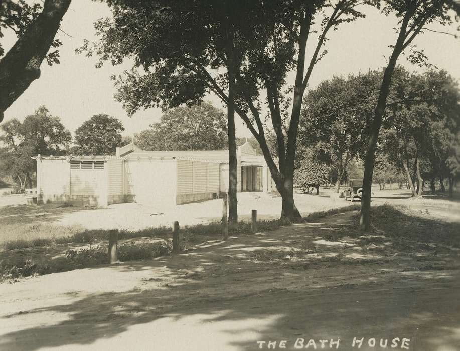 historic, Cedar Falls, automobile, car, park, City of Cedar Falls, wooden building, Black Hawk, dirt road, history, IA, Iowa, United States, Photos, ia, Landscapes