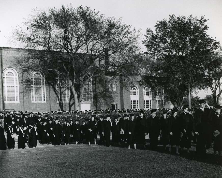 graduation, Schools and Education, lawn, campus, university of northern iowa, UNI Special Collections & University Archives, uni, student, Cedar Falls, IA, Iowa History, state college of iowa, Iowa, history of Iowa