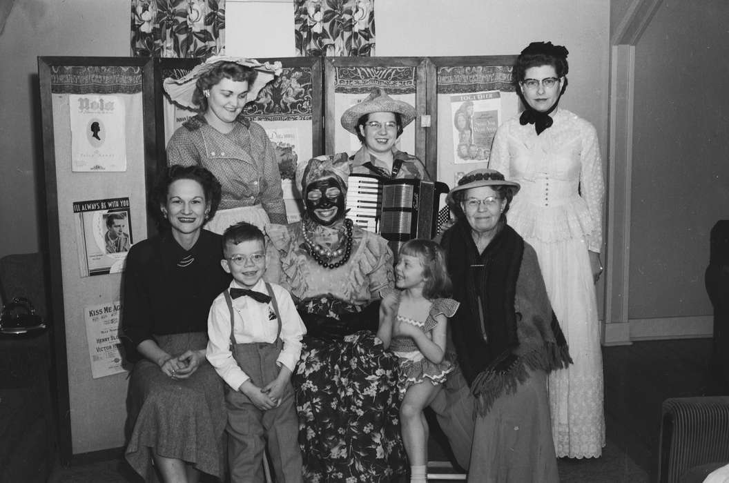 Portraits - Group, Iowa, stereotype of african american, IA, United States, stereotype, Photos, historic, Coon Rapids, history, blackface, ia, Coon Rapids Enterprise, Children
