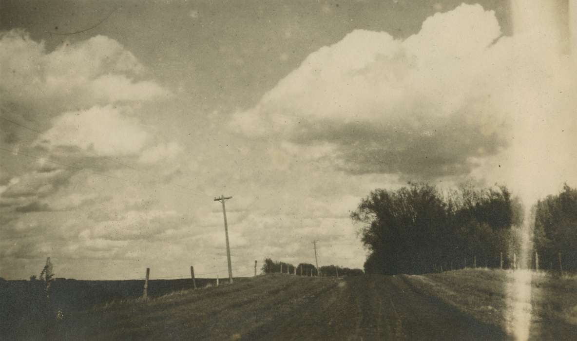 Iowa Falls, IA, Iowa, road, field, Mortenson, Jill, Iowa History, history of Iowa, Landscapes, cloud