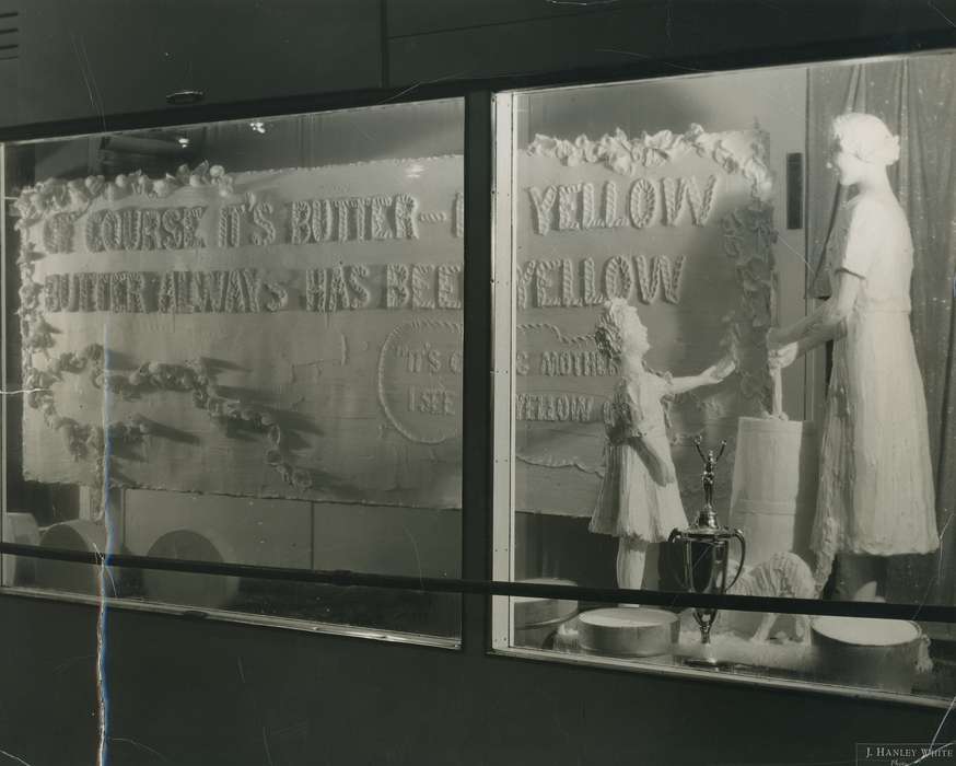 refrigerator, Businesses and Factories, Black Hawk, IA, history, historic, Iowa, ia, butter sculpture, Waterloo, United States, Photos, cattle congress, butter, Food and Meals, creamery, Fairs and Festivals, national cattle congress, Grout Museum of History and Science