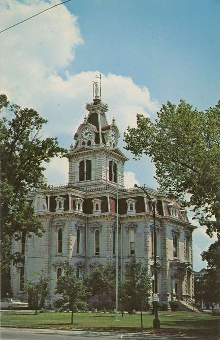 courthouse, Main Streets & Town Squares, Cities and Towns, Iowa History, history of Iowa, Dean, Shirley, Bloomfield, IA, Iowa