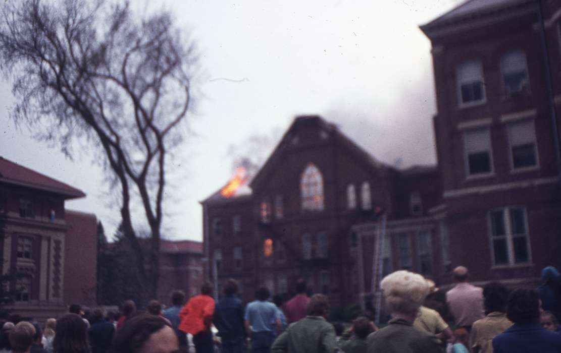 Wrecks, fire, Iowa History, old gilchrist, history of Iowa, Cedar Falls, IA, UNI Special Collections & University Archives, uni, Schools and Education, Iowa, university of northern iowa