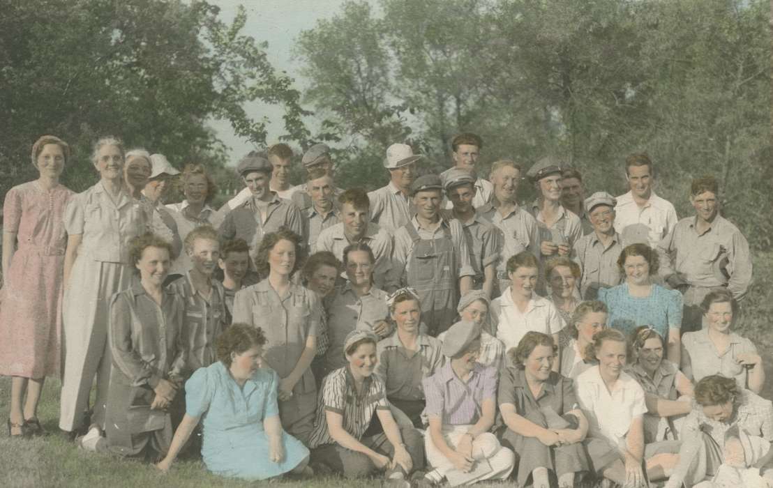 colorized, Portraits - Group, history of Iowa, McMurray, Doug, Webster City, IA, Iowa, Iowa History