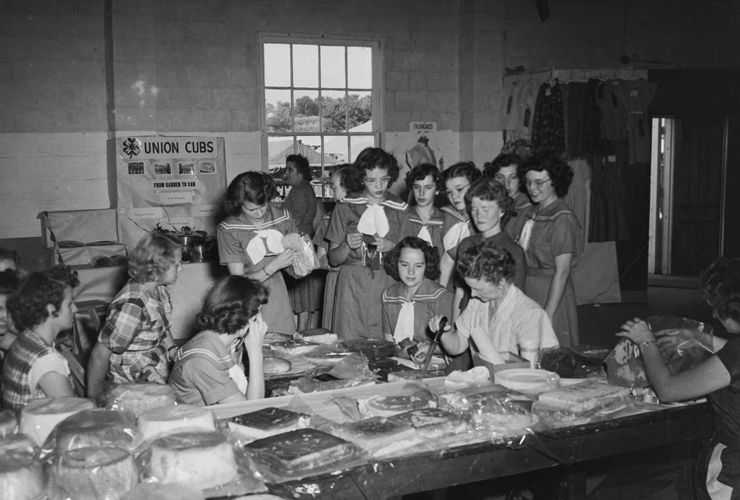 Food and Meals, United States, history, ia, Photos, women, Coon Rapids Enterprise, county fair, historic, Iowa, women at work, IA, Fairs and Festivals, Coon Rapids