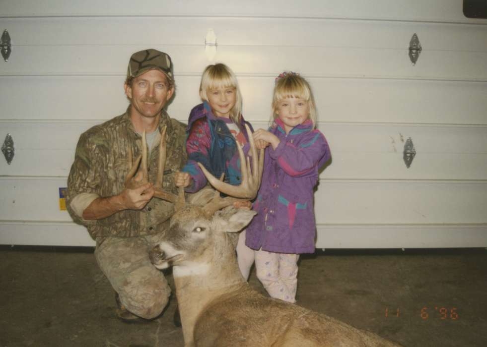 Grassi, Connie, hunting, Iowa, Children, buck, history of Iowa, Iowa History, Animals, deer, Families, Outdoor Recreation, Anamosa, IA, camouflage