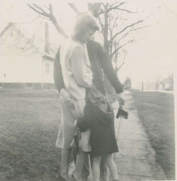 sidewalk, Roquet, Ione, Iowa History, history of Iowa, Families, hug, Children, Iowa, Des Moines, IA