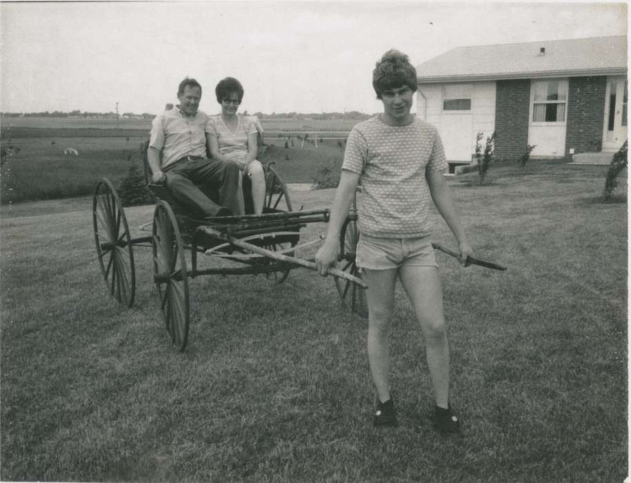 Holland, John, Iowa History, Iowa, Farming Equipment, Mason City, IA, Farms, buggy, history of Iowa, wagon, shorts