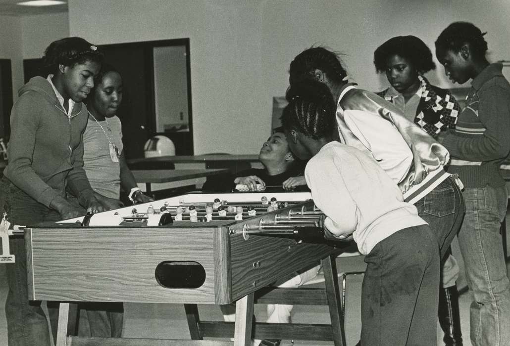 Black Hawk, boys & girls clubs of america, Boys & Girls Clubs of the Cedar Valley, children, IA, Iowa, boys and girls clubs of america, Children, ia, foosball, Leisure, Entertainment, history, historic, Waterloo, United States, People of Color, Photos, Portraits - Group