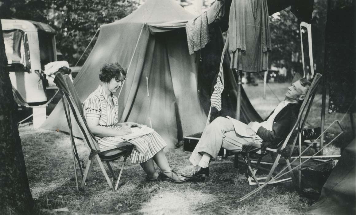 tent, USA, Iowa, Iowa History, history of Iowa, McMurray, Doug, Outdoor Recreation