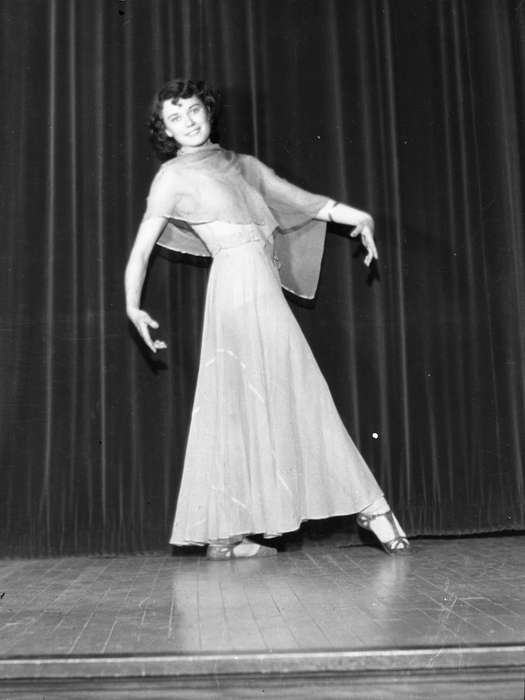 Entertainment, university of northern iowa, UNI Special Collections & University Archives, uni, actress, Iowa History, stage, theater, Cedar Falls, IA, dance, iowa state teachers college, Iowa, history of Iowa, theatre, Portraits - Individual, actor, curtain