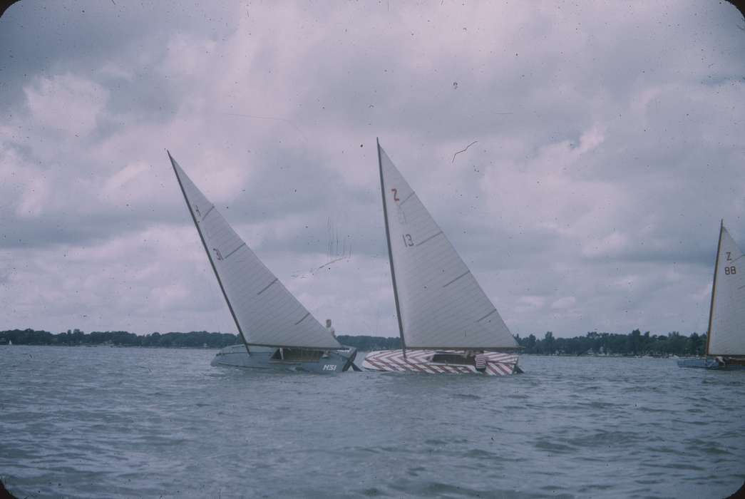 Leisure, stripe, Outdoor Recreation, Iowa, cloud, Sack, Renata, stripes, boat, boating, Clear Lake, IA, Iowa History, history of Iowa, summer, number, Lakes, Rivers, and Streams, tilt, clouds, sailboat
