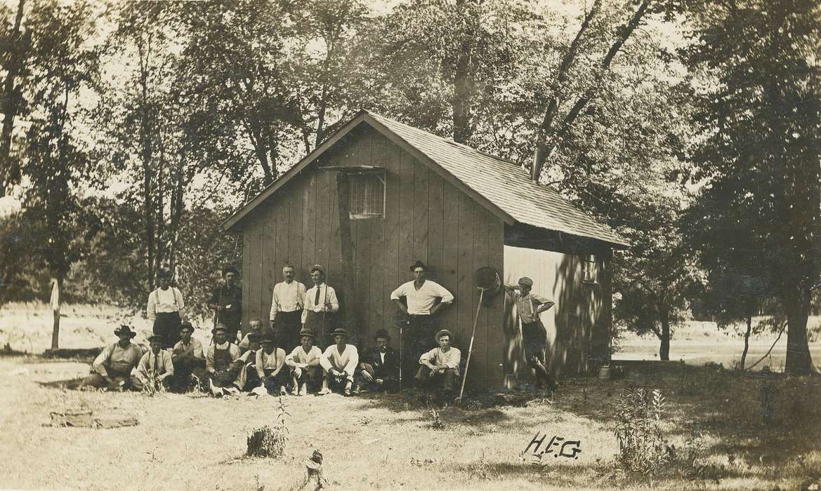 Portraits - Group, ia, IA, history, postcard, historic, Waterloo, Olsson, Ann and Jons, Iowa, Black Hawk, United States, Photos