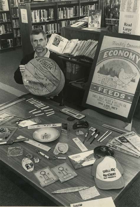 library, Civic Engagement, baseball hat, hatchery, Farming Equipment, Waverly, IA, Waverly Public Library, Iowa, Iowa History, history of Iowa