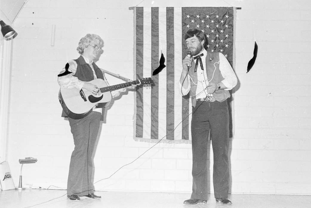 singing, Iowa, Carroll, variety show, United States, historic, history, acoustic guitar, Coon Rapids Enterprise, Photos, IA, ia, Entertainment, Dedham