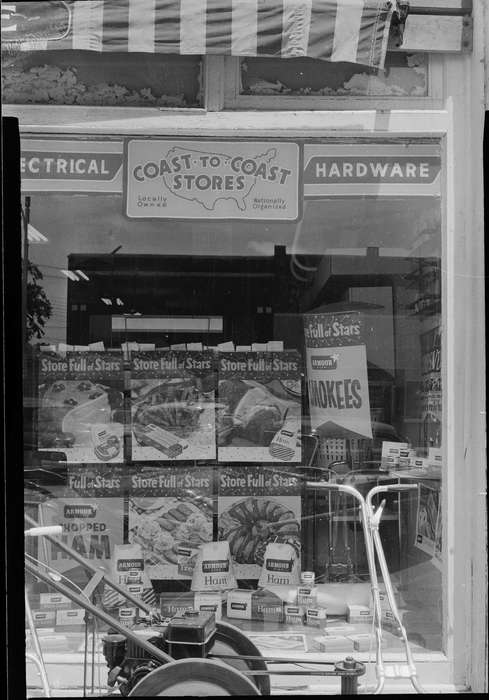 ham, Businesses and Factories, Iowa, store, hardware store, IA, United States, store front, Food and Meals, Photos, historic, Coon Rapids, history, ia, Coon Rapids Enterprise, stores