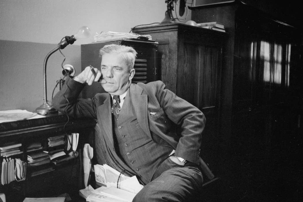Portraits - Individual, Benson, United States, Swift, Photos, history, Minnesota, historic, mn, postmaster, cigar, MN, Library of Congress