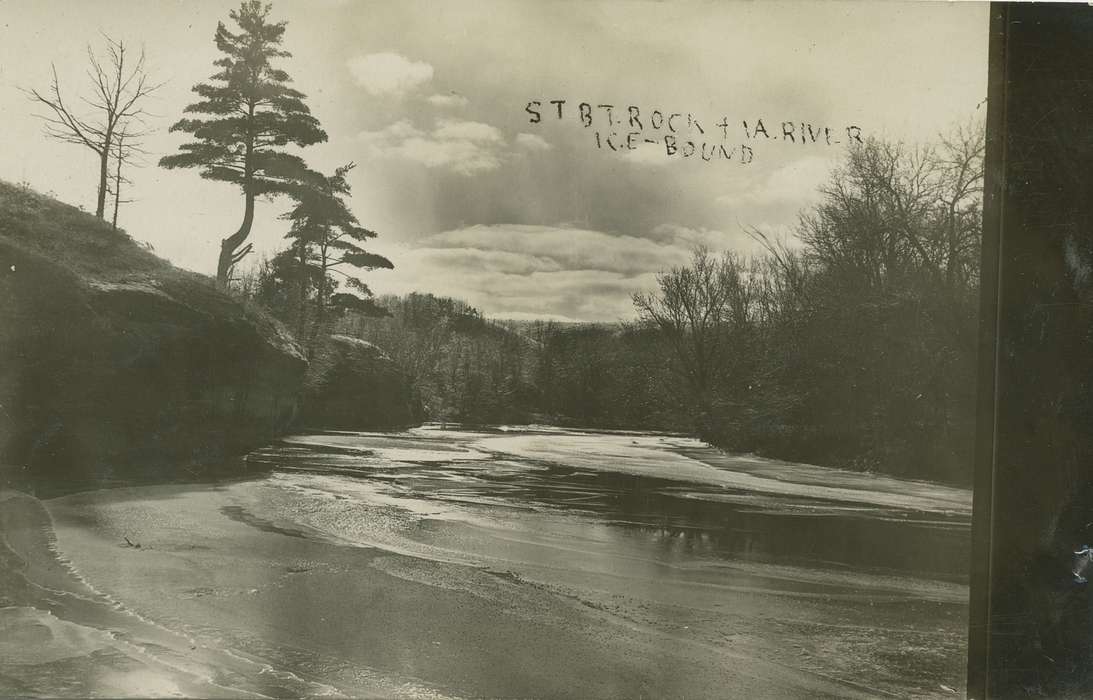 Landscapes, Steamboat Rock, IA, Iowa, Winter, Iowa History, history of Iowa, Lakes, Rivers, and Streams, Palczewski, Catherine, river