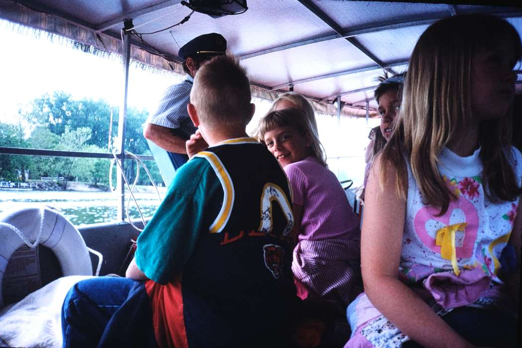 Lakes, Rivers, and Streams, ia, Iowa, Motorized Vehicles, Coon Rapids Enterprise, Children, captain, boat, United States, second grade missouri trip, Schools and Education, history, pontoon, Photos, historic, missouri trip, jersey, MO, school trip
