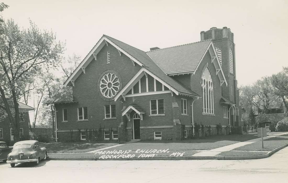church, Rockford, IA, history of Iowa, Palczewski, Catherine, Religious Structures, Iowa, Iowa History