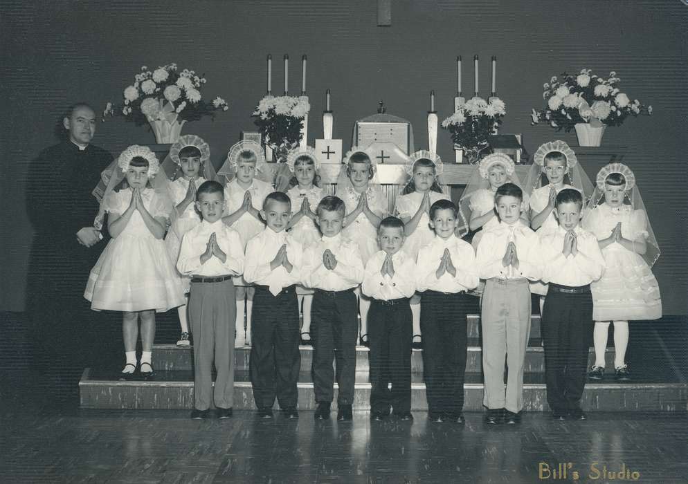 bible, pastor, Iowa, flower, candle, Children, ia, pray, cross, Religion, Portraits - Group, history, historic, Coon Rapids Enterprise, Religious Structures, altar, Photos, christianity