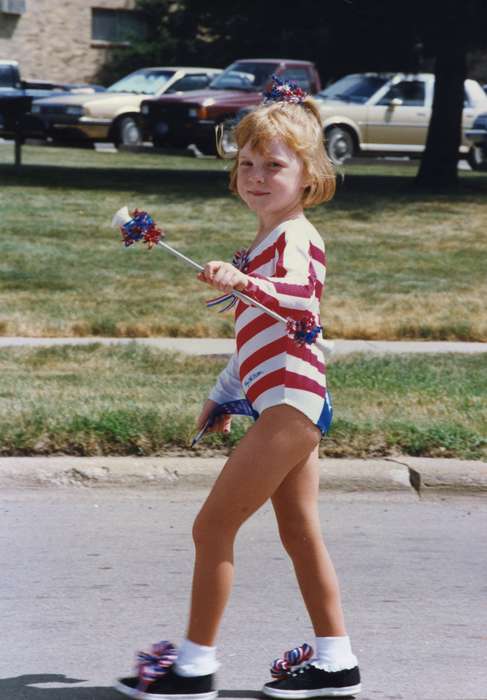 Holidays, Children, parade, fourth of july, Johnson County Historical Society, Fairs and Festivals, baton