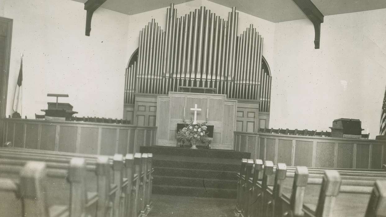 chapel, Iowa, pews, church, Webster City, IA, history of Iowa, Iowa History, organ, McMurray, Doug, altar, Religion