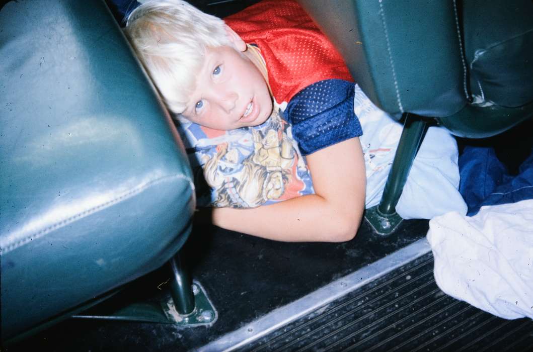 school bus, IA, Coon Rapids, Travel, history, Children, Iowa, Portraits - Individual, ia, school trip, historic, Photos, boy, missouri trip, Motorized Vehicles, United States, Coon Rapids Enterprise