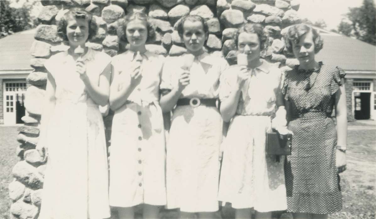 Kral, Ty, popsicle, ia, Iowa, history, ice cream, Photos, Leisure, Portraits - Group, Children, woman, historic, United States, girl