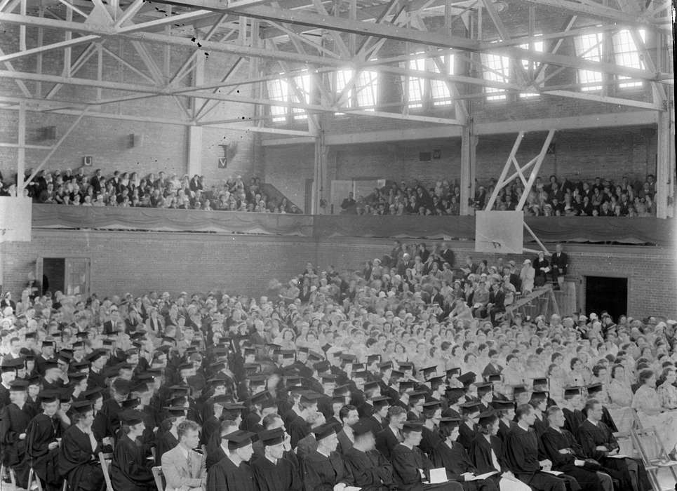 graduation, history of Iowa, uni, commencement, Iowa, university of northern iowa, Iowa History, Cedar Falls, IA, UNI Special Collections & University Archives, Schools and Education