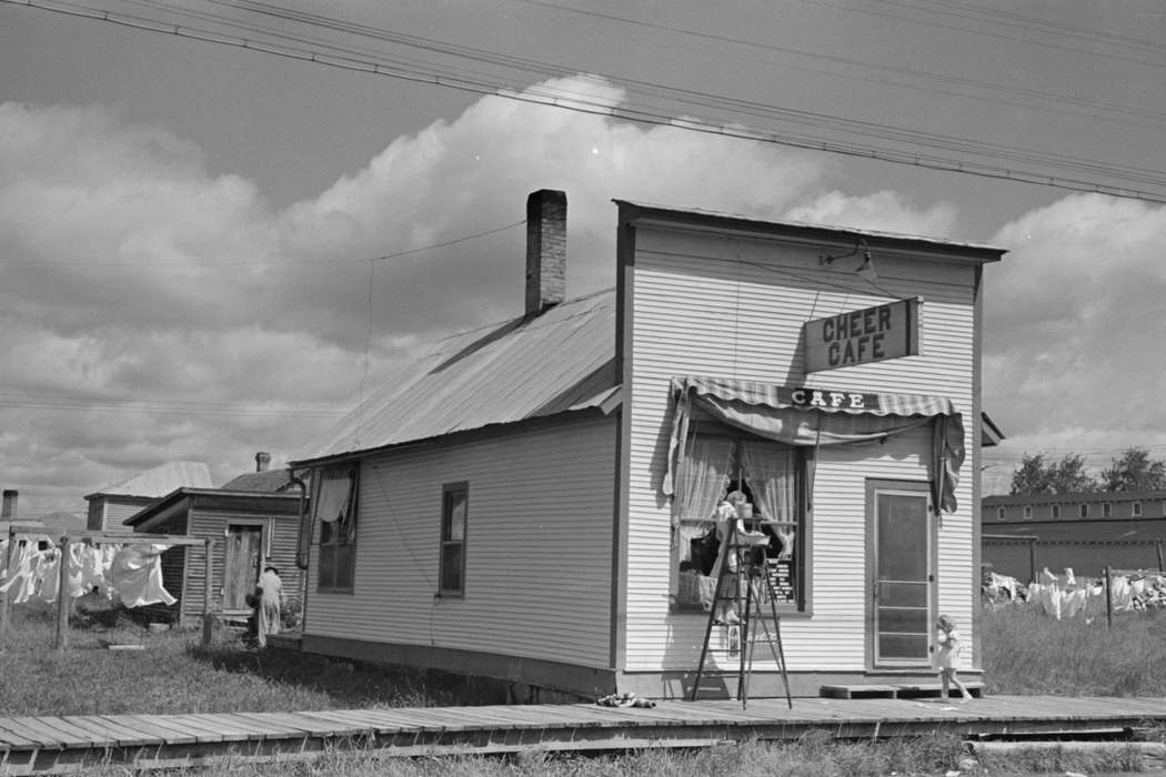United States, Lee, Russell, history, Photos, Cook, Minnesota, historic, laundry, cafe, mn, MN