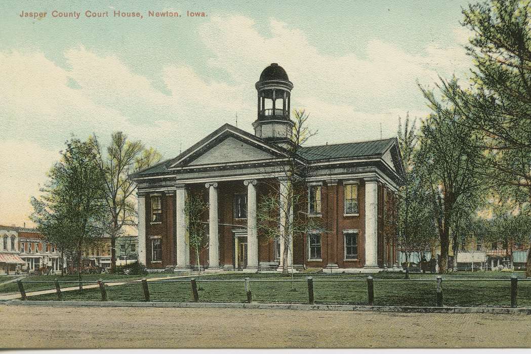 courthouse, Main Streets & Town Squares, Cities and Towns, Iowa History, history of Iowa, Dean, Shirley, Newton, IA, Iowa