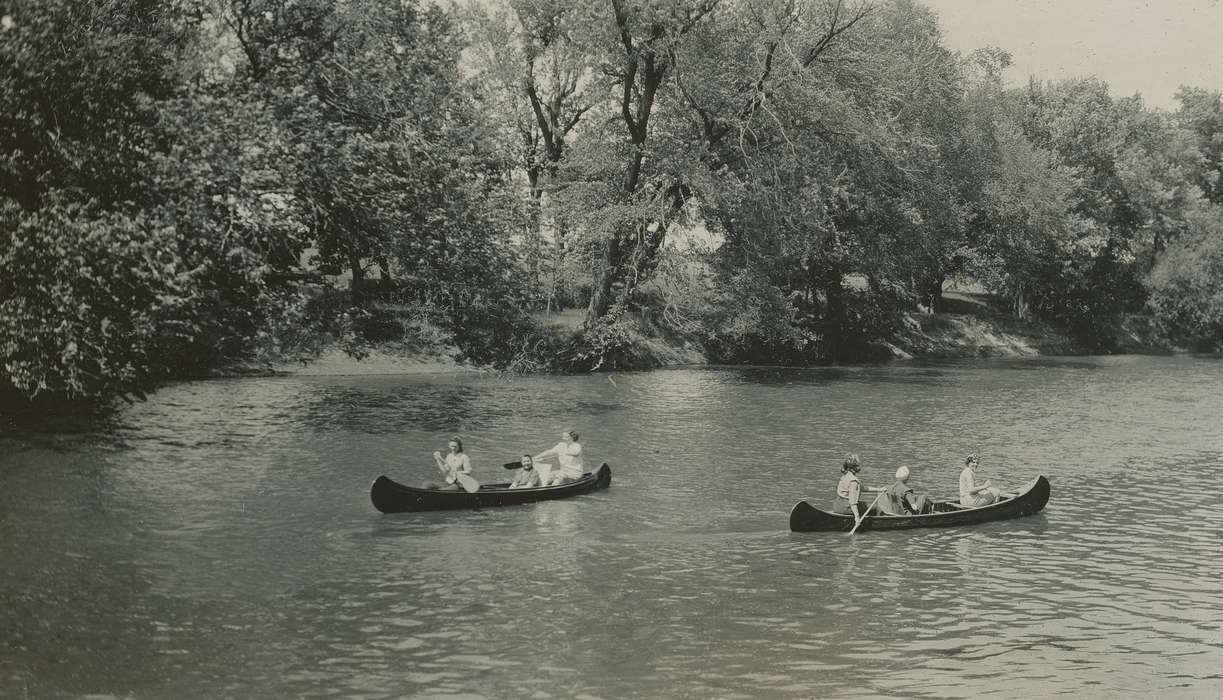 canoes, Iowa History, history of Iowa, Outdoor Recreation, Lakes, Rivers, and Streams, river, McMurray, Doug, Iowa, Webster City, IA