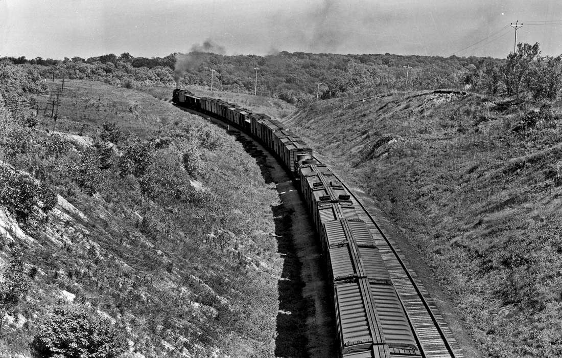 railroad, Lemberger, LeAnn, Landscapes, Ottumwa, IA, train track, steam engine, Iowa, Iowa History, Motorized Vehicles, history of Iowa, train