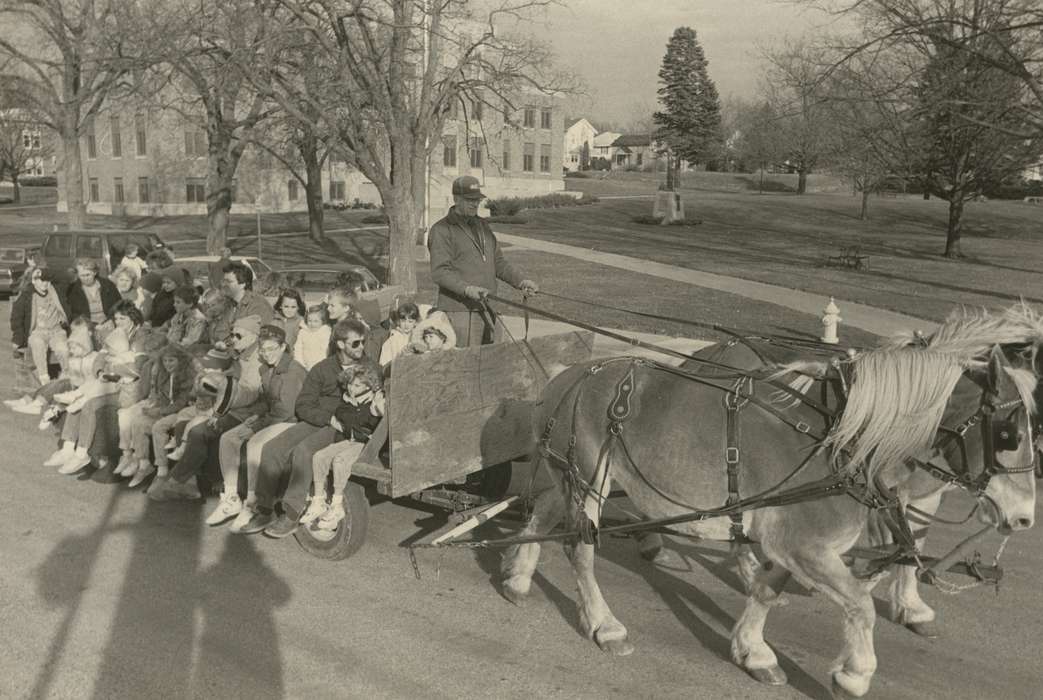 Waverly Public Library, horse and cart, Animals, history of Iowa, Outdoor Recreation, Iowa, Iowa History, Entertainment, Holidays, Waverly, IA, Families, horse