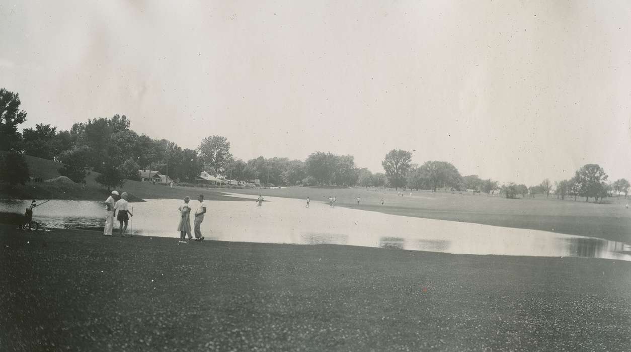 pond, history of Iowa, Outdoor Recreation, golf, Clear Lake, IA, Iowa, Sports, Leisure, golf course, McMurray, Doug, Iowa History, golfing, Lakes, Rivers, and Streams