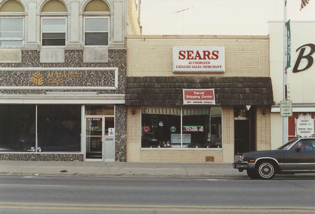 Businesses and Factories, Iowa History, Waverly, IA, Iowa, sears, Waverly Public Library, store front, Main Streets & Town Squares, Cities and Towns, store, history of Iowa